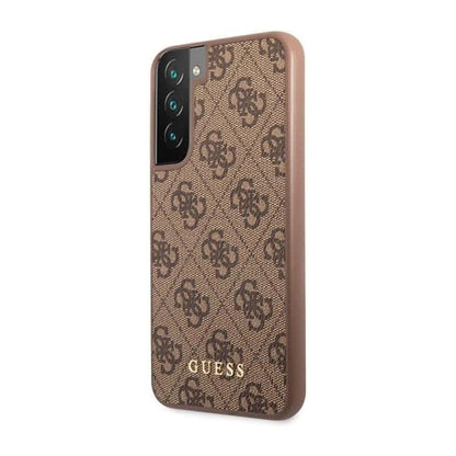 Guess 4G Metal Logo Case, Braun – Galaxy S23+