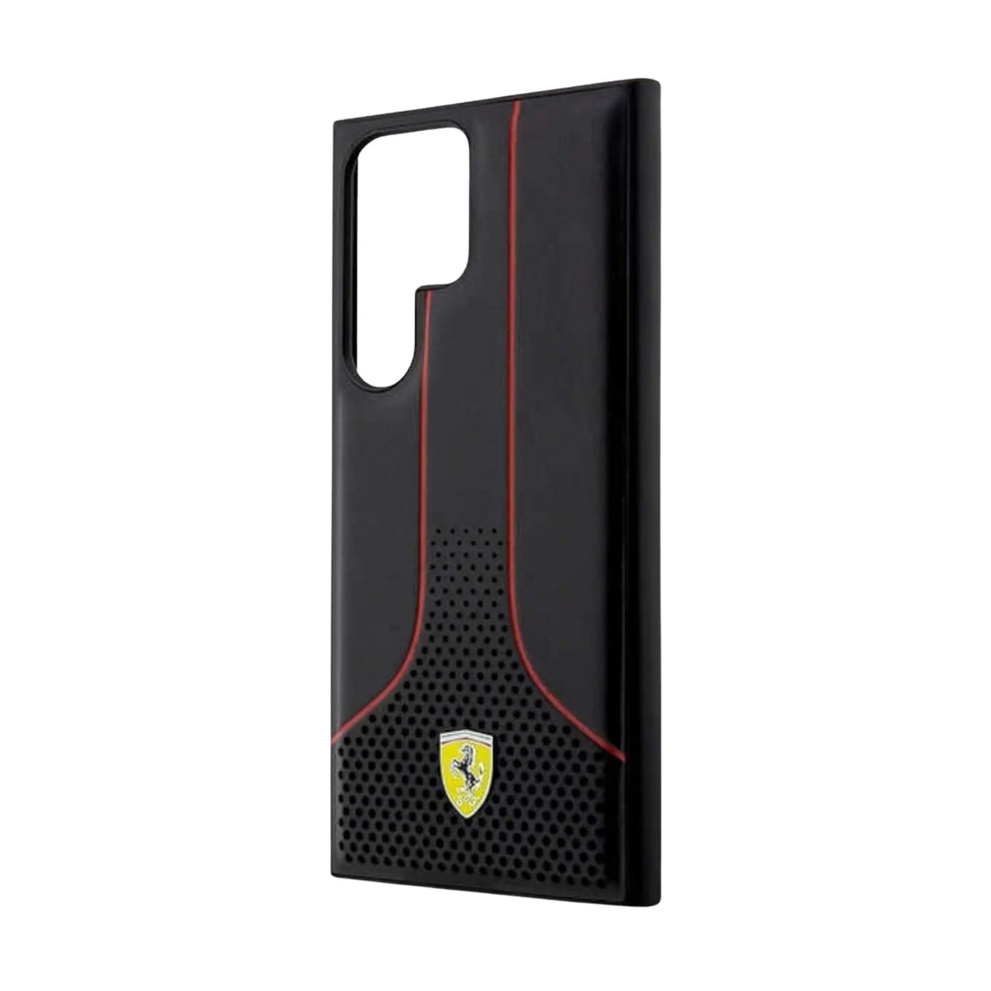 Ferrari Perforiertes Hardcase, Schwarz – Galaxy S23 Ultra