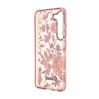 Guess GUHCS23SHCFWSP Flower Collection Case, Pink – Galaxy S23