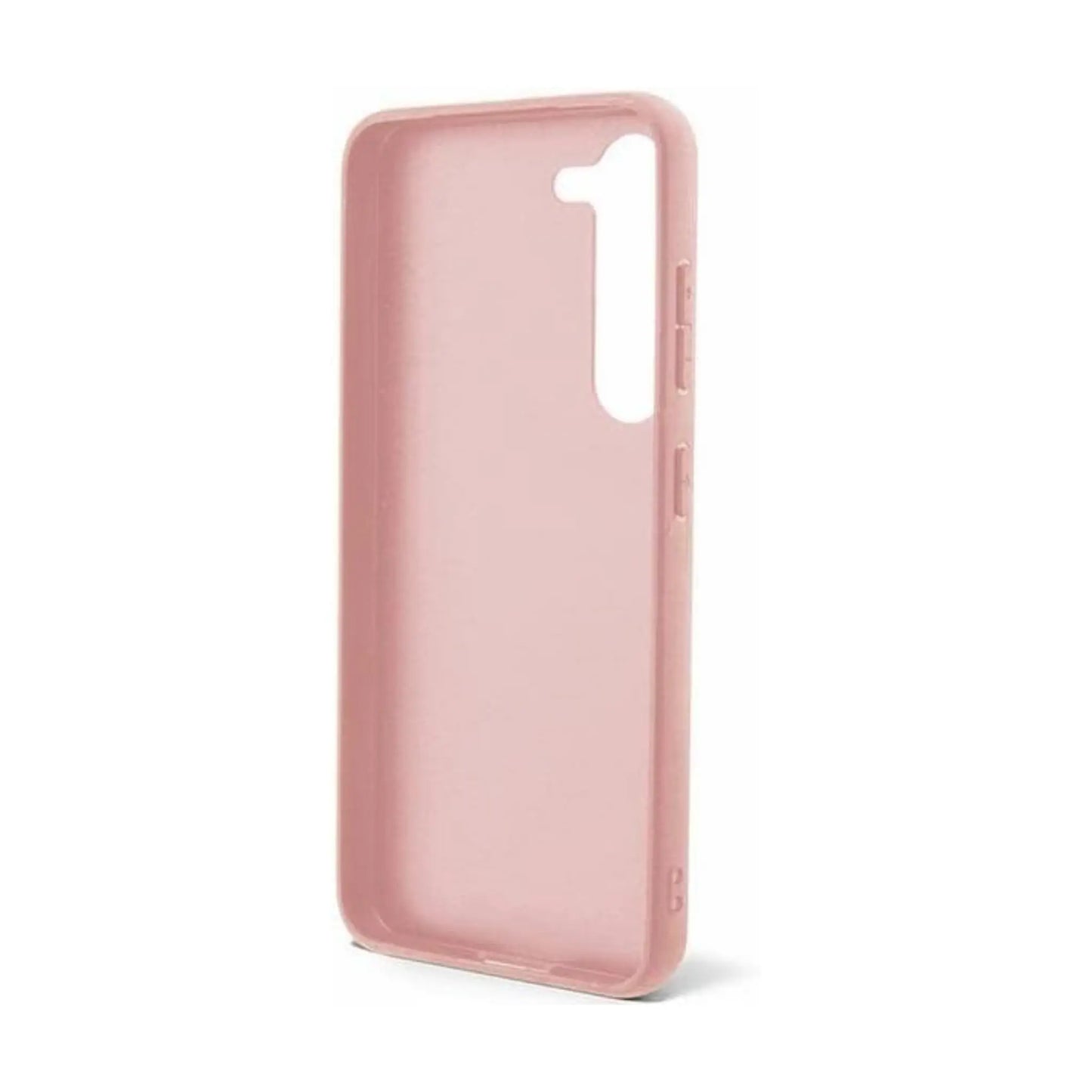 Guess Galaxy S23 Hülle, Pink – Glitter Script TPU Cover