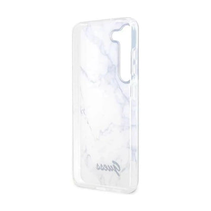 Guess Hülle Marble Kollektion Weiß - Galaxy S23