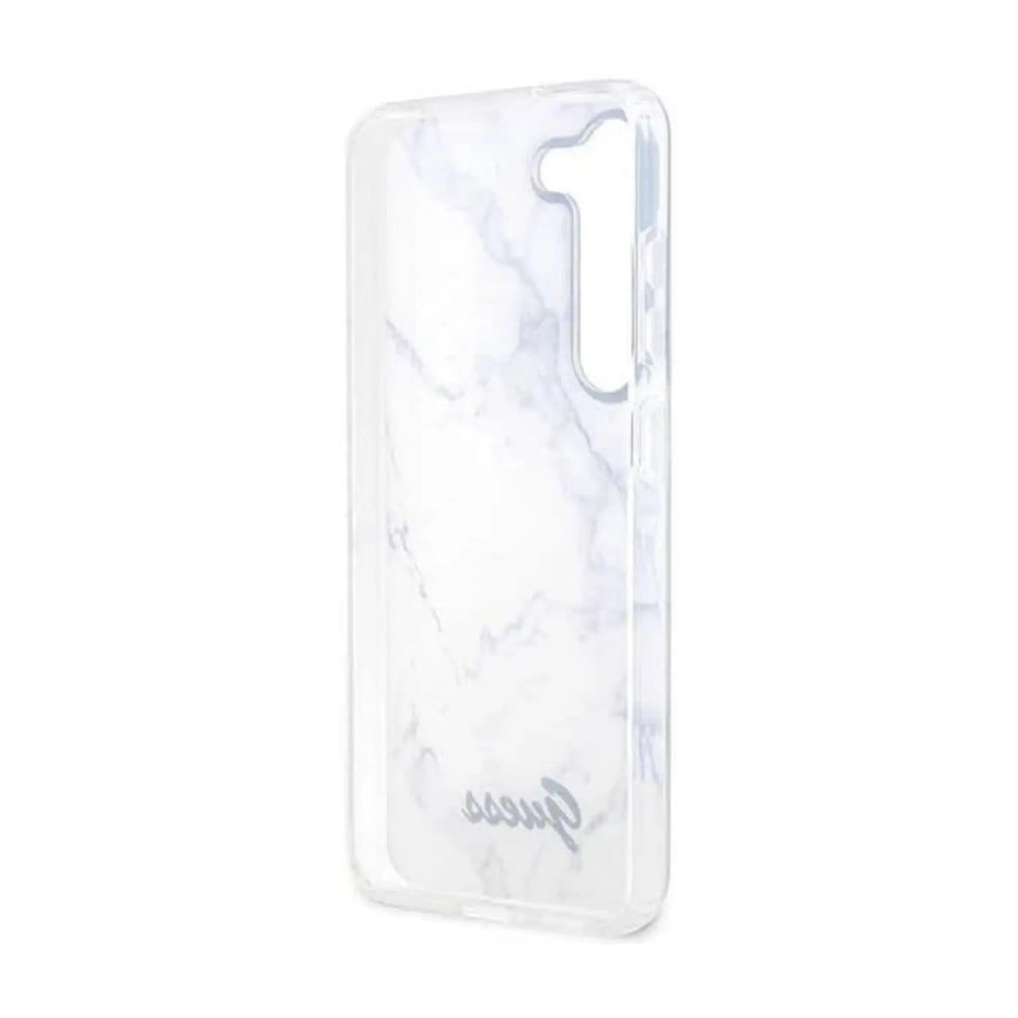 Guess Marble Collection Hülle Weiß – Samsung Galaxy S23 Plus