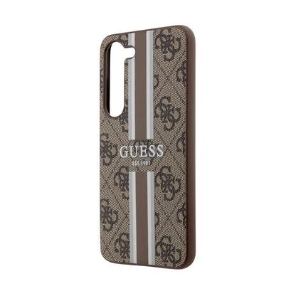 Guess Hülle 4G Printed Stripe Braun – Galaxy S23+