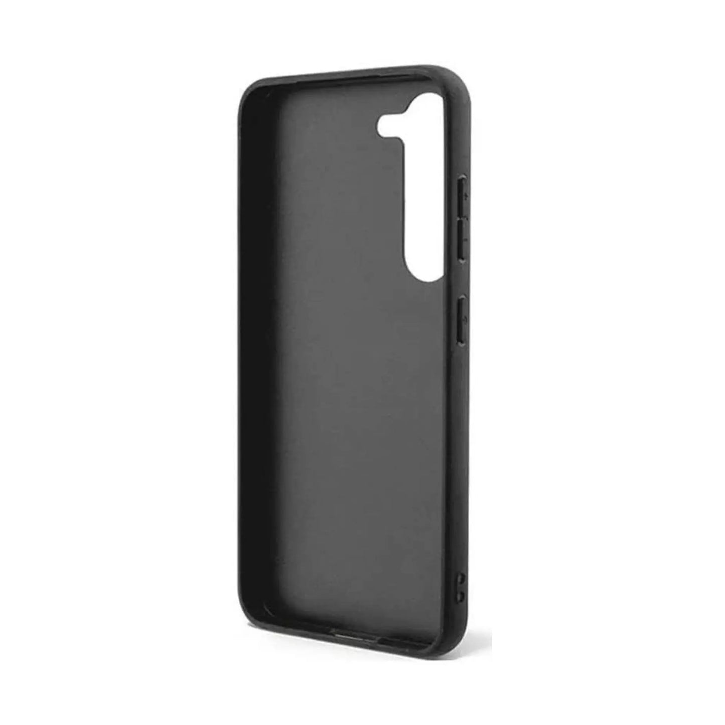 Guess Hülle 4G Bottom Stripe Metal Logo Schwarz - Galaxy S23+