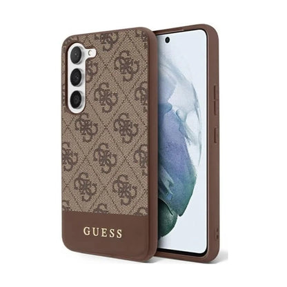 Guess Hülle GUHCS23SG4GLBR Braun - Galaxy S23