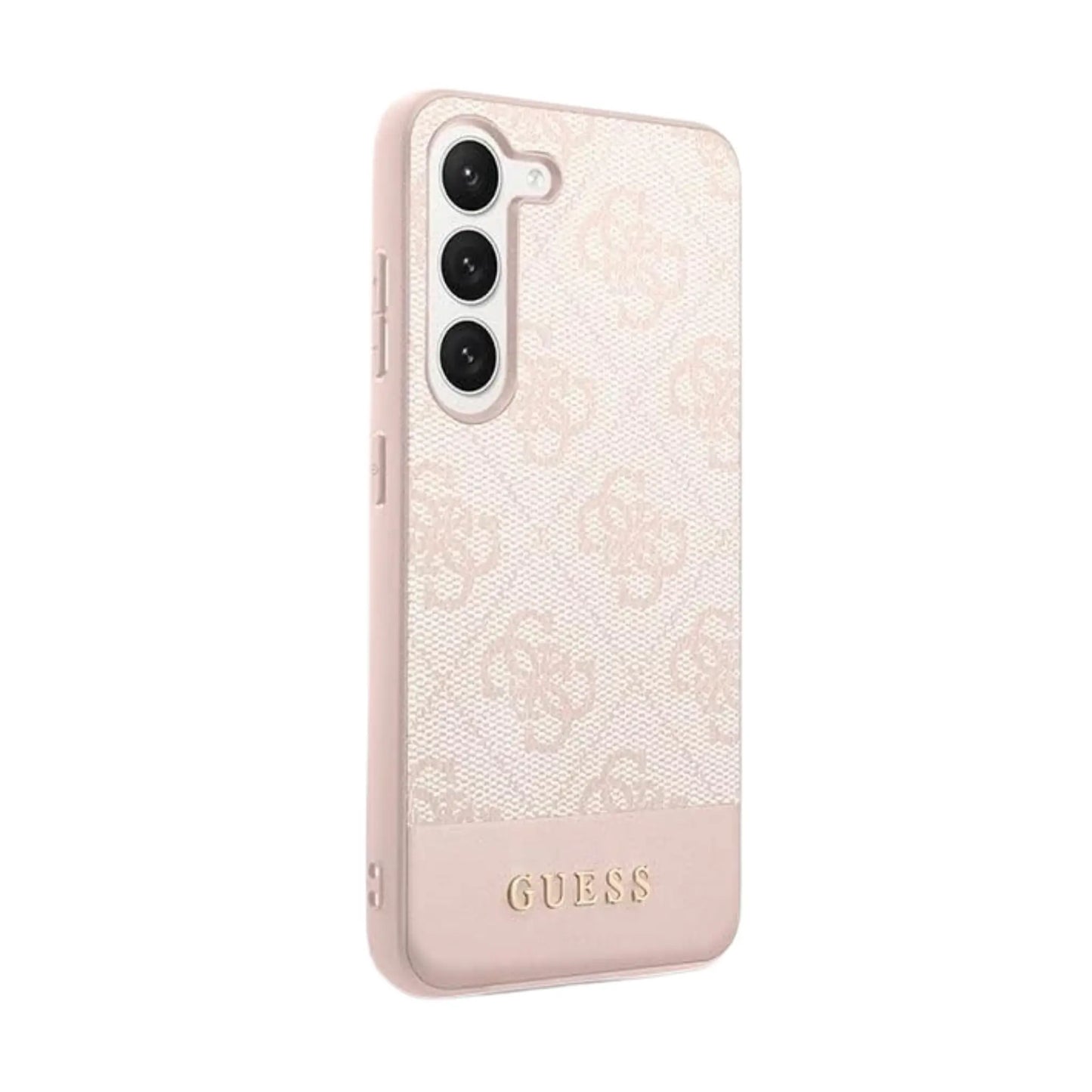 Guess Handyhülle GUHCS23SG4GLPI 4G Stripe Collection Rosa – Samsung Galaxy S23