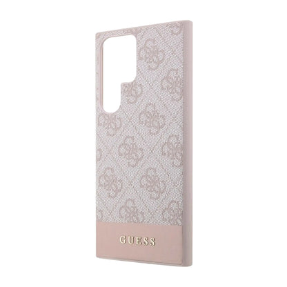 Guess Hülle GUHCS23LG4GLPI 4G Stripe Collection Rosa – Galaxy S23 Ultra