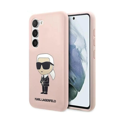 Karl Lagerfeld Silikon NFT Ikonik Case, Rosa - Samsung Galaxy S23