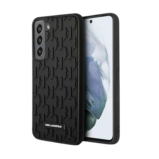 Karl Lagerfeld Hülle KLHCS23SRUPKLPK 3D-Monogramm Schwarz – Galaxy S23