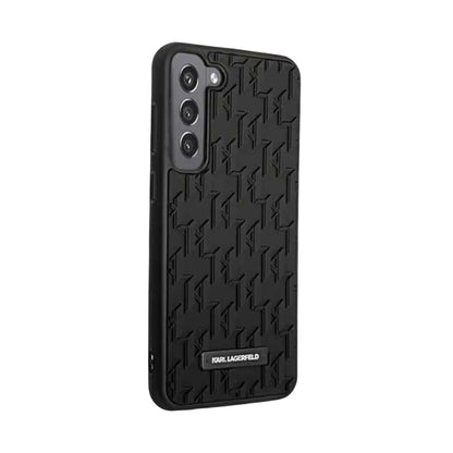 Karl Lagerfeld Hülle KLHCS23SRUPKLPK 3D-Monogramm Schwarz – Galaxy S23