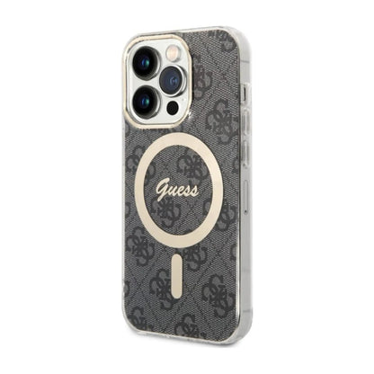 Guess 4G MagSafe Case, Schwarz – iPhone 14 Pro