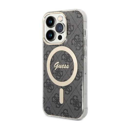 Guess 4G MagSafe Case, Schwarz – iPhone 14 Pro