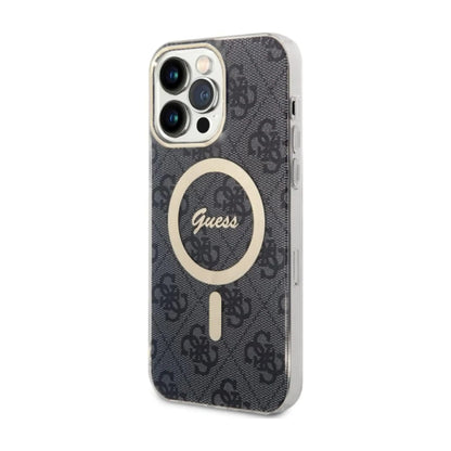 Guess Hülle 4G MagSafe Grau - iPhone 14 Pro Max
