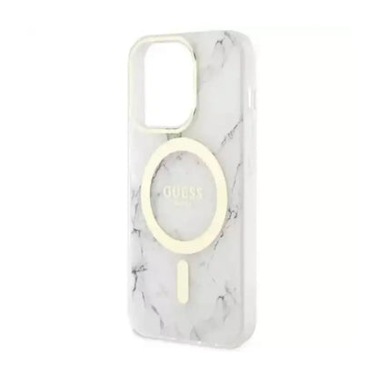 Guess Hülle 4G MagSafe Weiß - iPhone 14 Pro