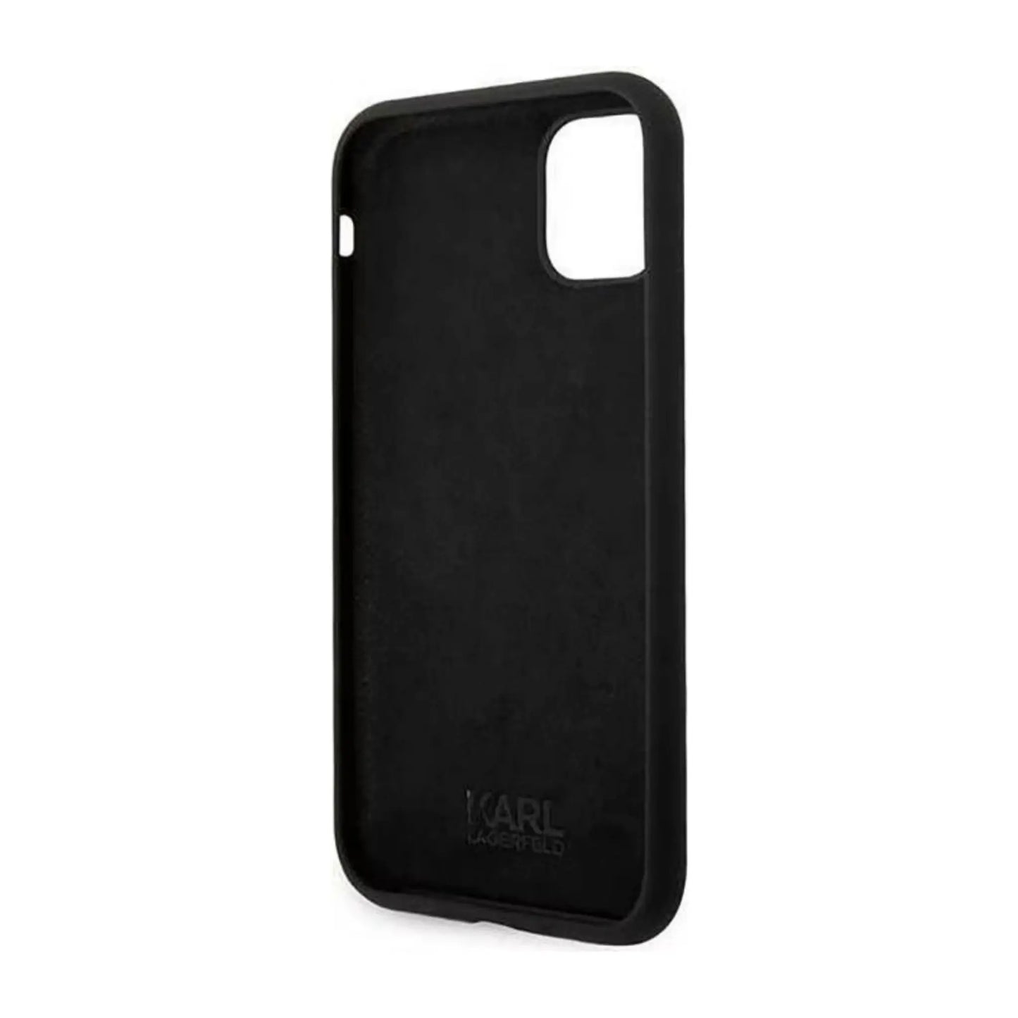 Karl Lagerfeld Silikon Choupette Hardcase KLHCN61SNCHBCK, Schwarz - iPhone 11 / Xr