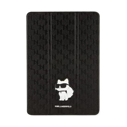 Karl Lagerfeld Hülle Folio Saffiano Monogram NFT Choupette Schwarz – iPad 10.2 (2019–2021)