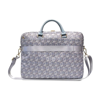 Guess Laptoptasche Gcube Stripes Blau - 16 Zoll