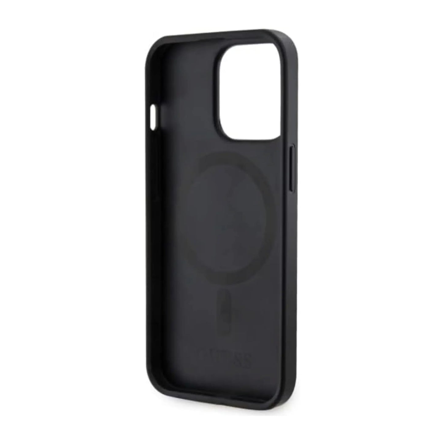 Guess Hülle 4G Printed Stripes MagSafe Schwarz - iPhone 13 Pro Max