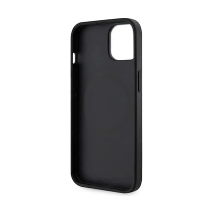 Guess Hülle 4G Printed Stripes MagSafe Schwarz - iPhone 14 Plus