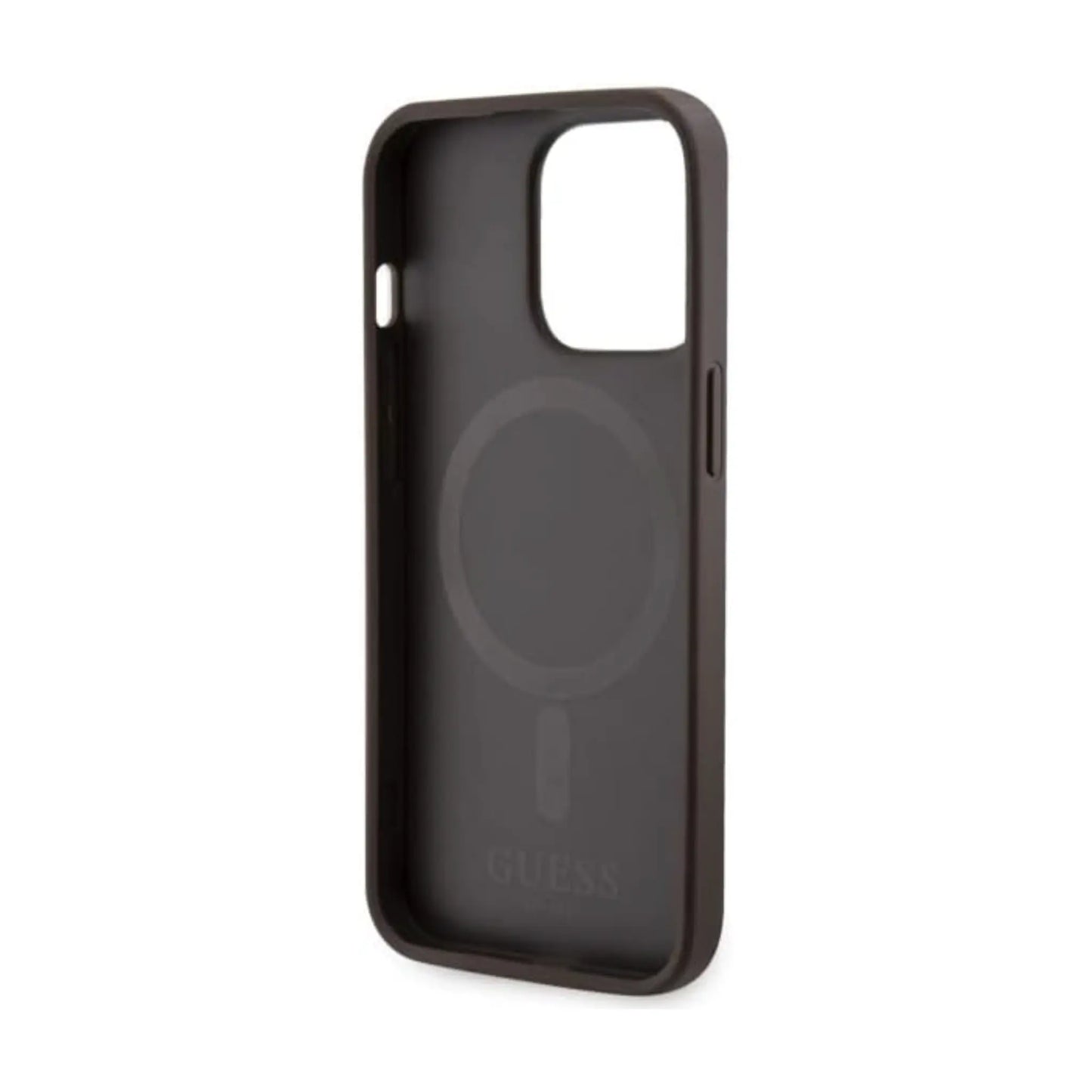 Guess 4G Printed Stripes MagSafe Case, Braun – iPhone 13 Pro Max