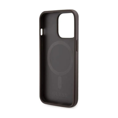 Guess 4G Printed Stripes MagSafe Case, Braun – iPhone 13 Pro Max