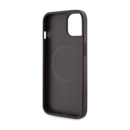 Guess Hülle 4G Stripe Für Magsafe Braun - iPhone 14