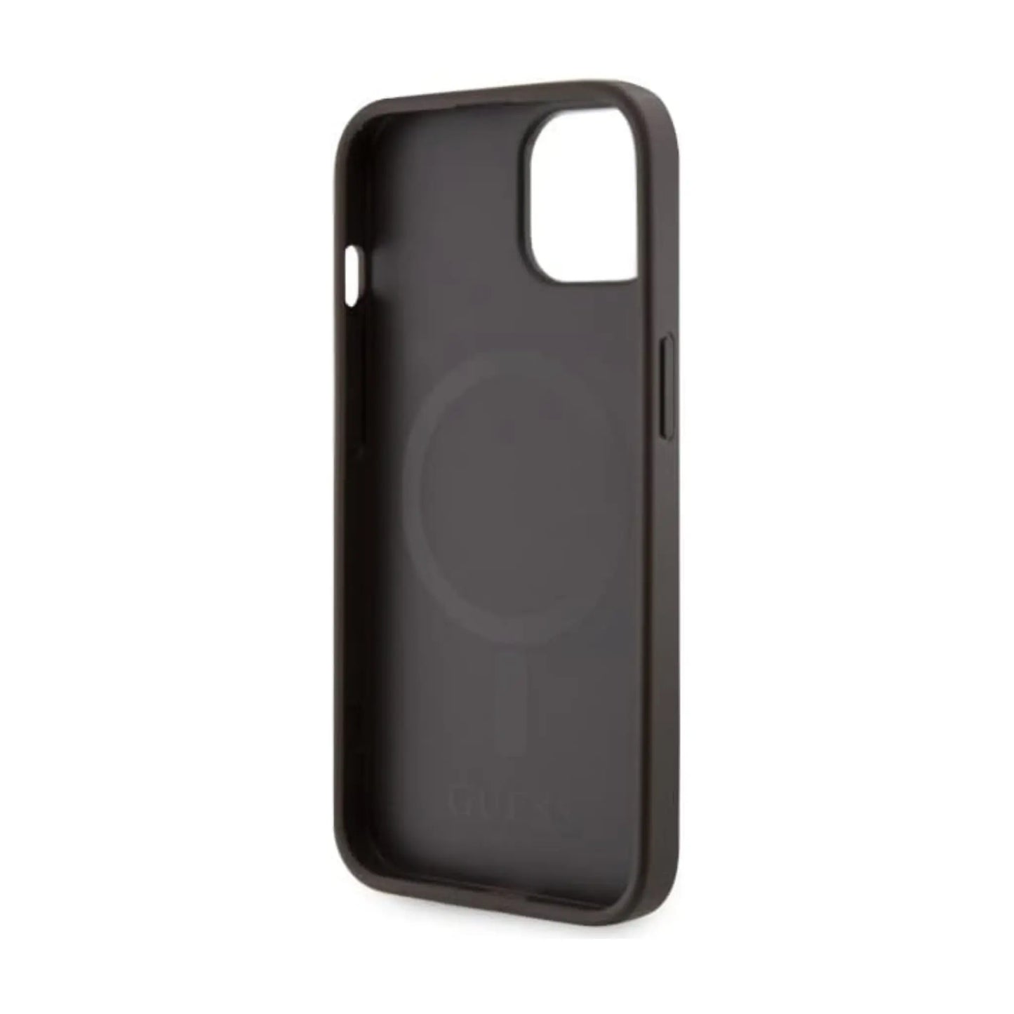 Guess Hülle 4G Stripe Für Magsafe Braun - iPhone 14 Plus