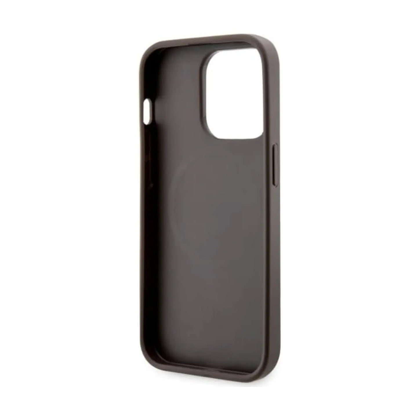 Guess Hülle 4G Stripe Für Magsafe Braun - iPhone 14 Pro