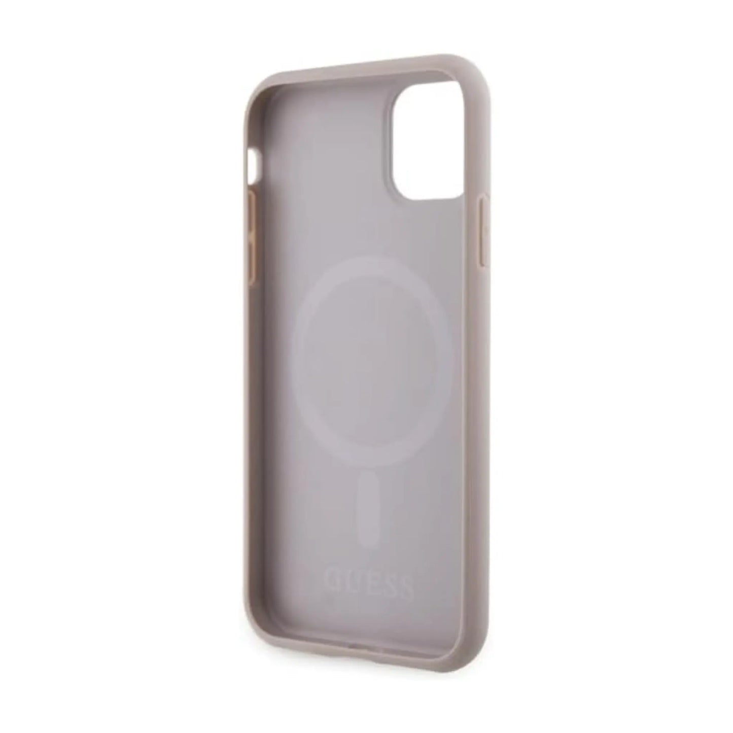 Guess Hülle 4G Stripe Für Magsafe Rosa - iPhone 11