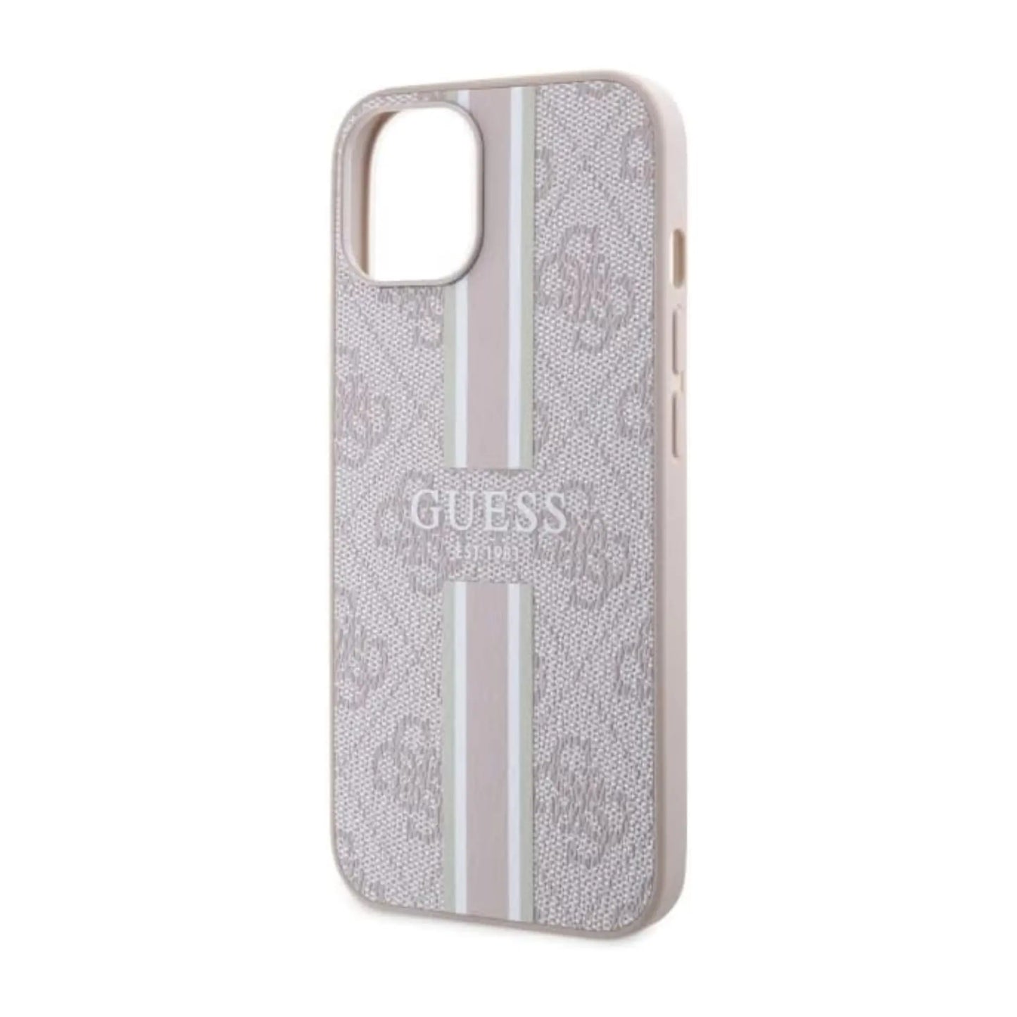 Guess Handyhülle GUHMP14SP4RPSP 4G Printed Stripes MagSafe – iPhone 14 Rosa