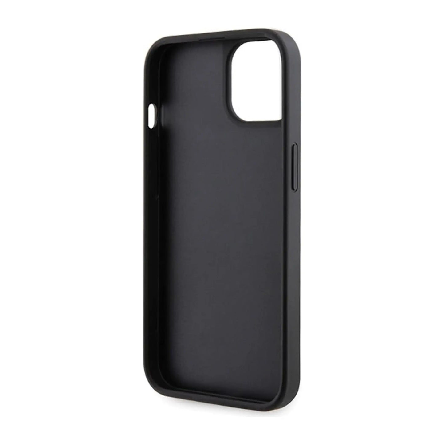 Guess Rhinestone Triangle Logo Case, Schwarz – iPhone 14