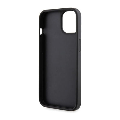 Guess Rhinestone Triangle Logo Case, Schwarz – iPhone 14