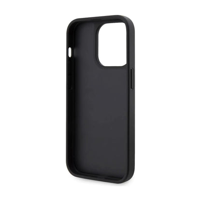 Guess Hülle Rhinestone Triangle Schwarz - iPhone 14 Pro
