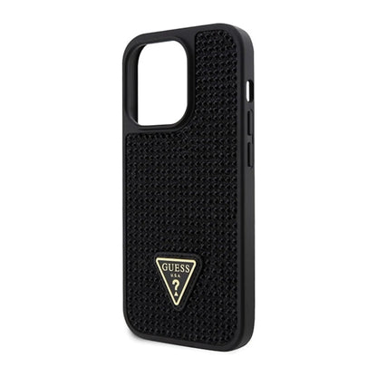 Guess Hülle Rhinestone Triangle Schwarz - iPhone 14 Pro Max