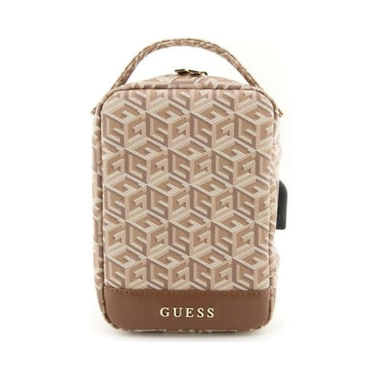 Guess GUHBHGCFSEW Organizer-Tasche Gcube Stripe Braun