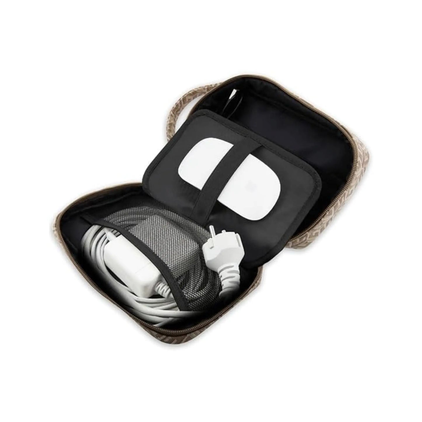 Guess GUHBHGCFSEW Organizer-Tasche Gcube Stripe Braun