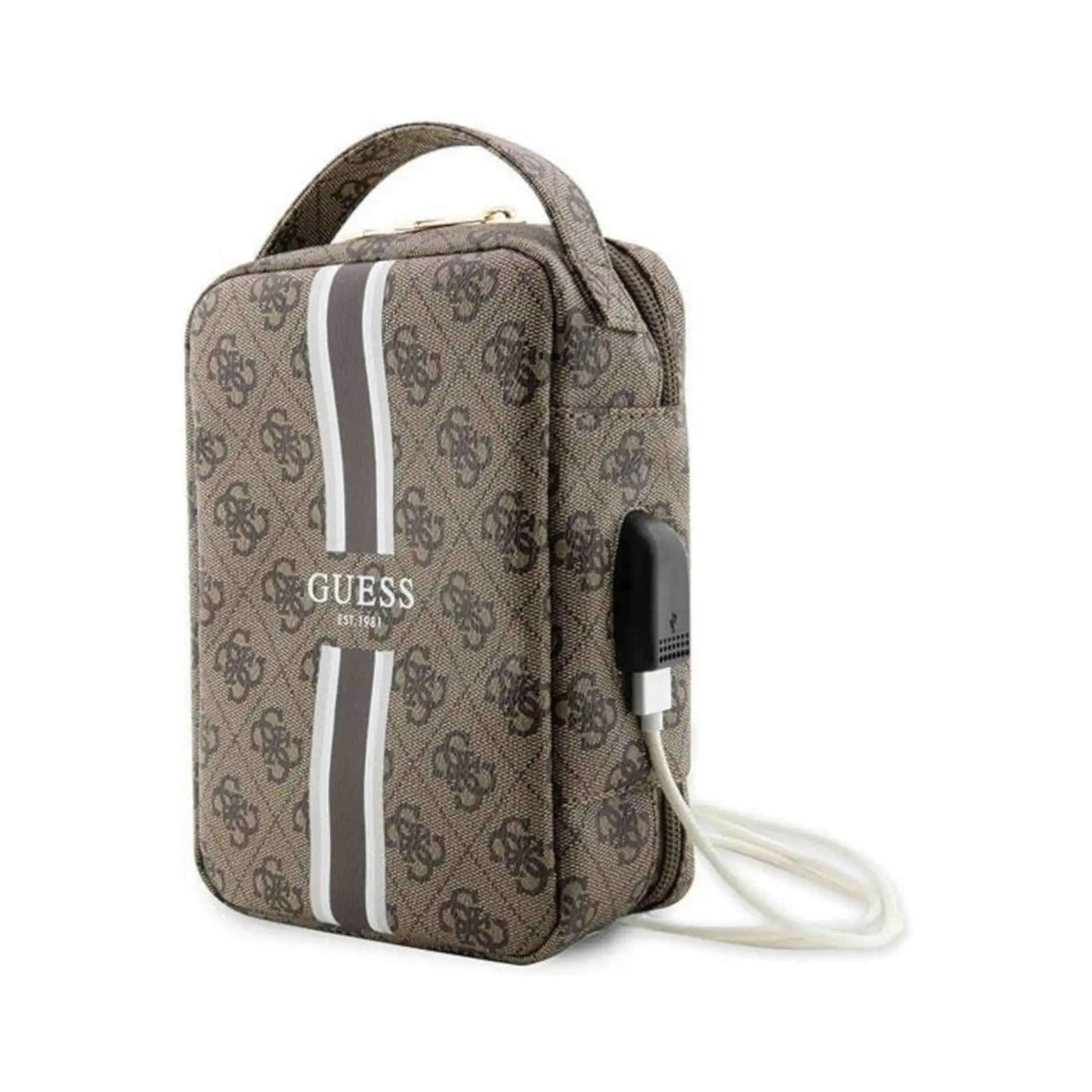 Guess Organizer-Tasche GUHBP4RPSW Braun - 4G Printed Stripes