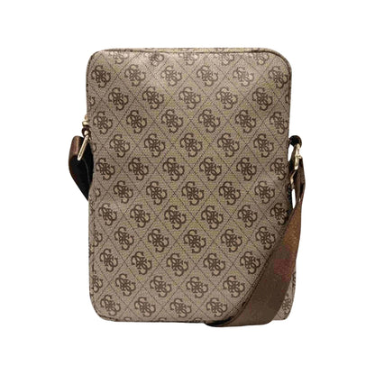 Guess Tablet Bag 4G Printed Stripes Braun - 10 Zoll