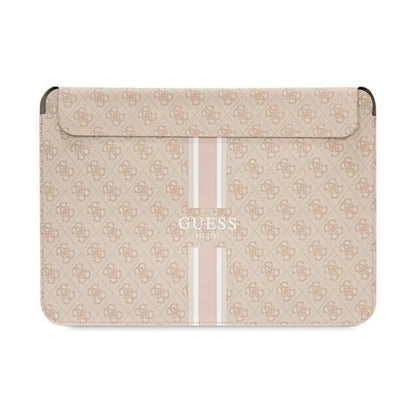 Guess MacBook Sleeve 16", Pink – 4G Printed Stripe