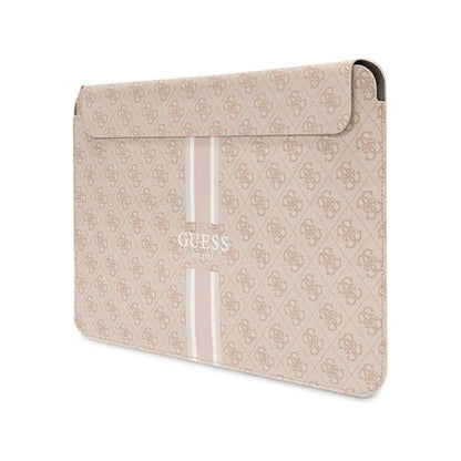 Guess MacBook Sleeve 16", Pink – 4G Printed Stripe