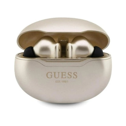Guess True Wireless Classic BT5.3 TWS Kopfhörer mit Ladecase – Gold