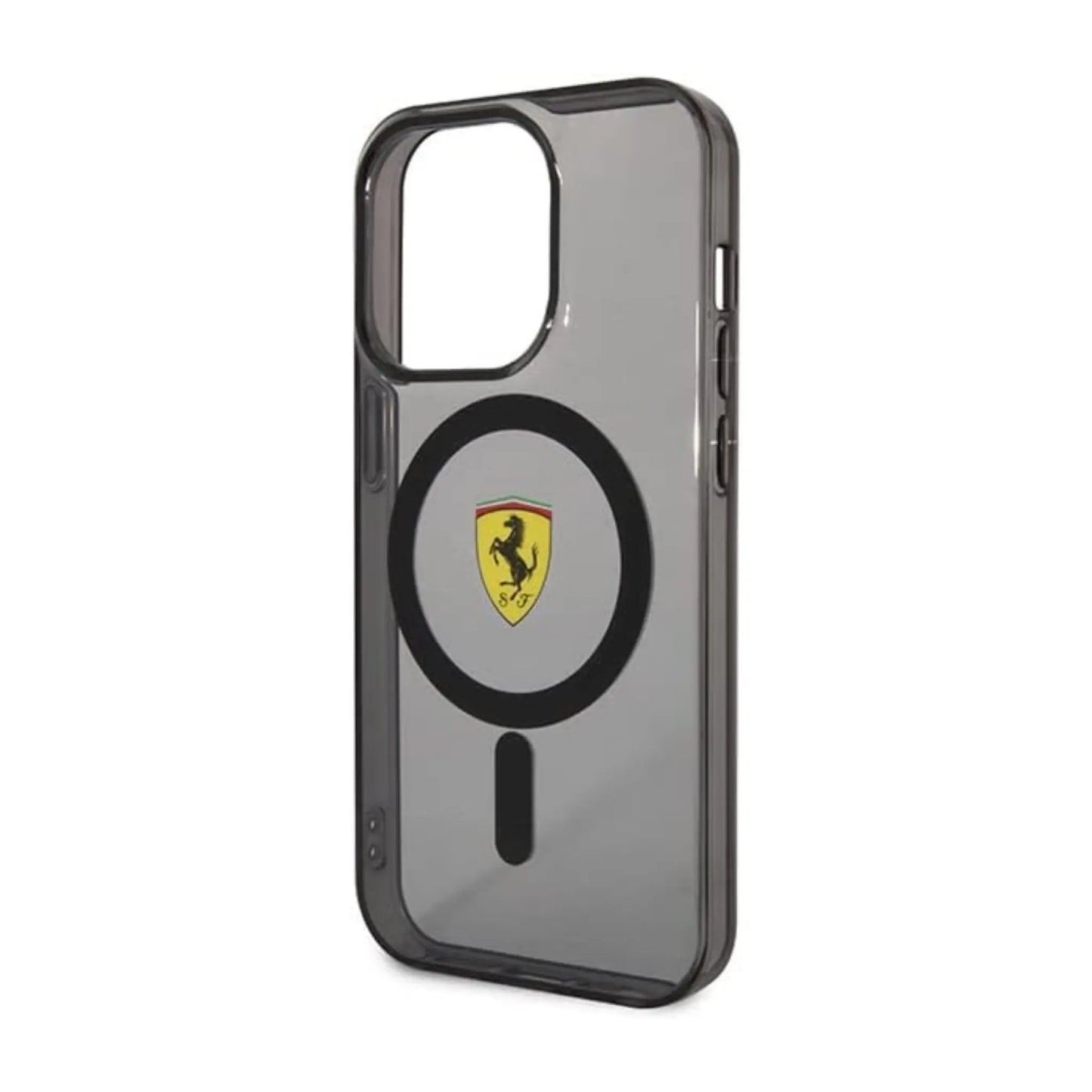 Ferrari Translucent MagSafe Case, Schwarz – iPhone 14 Pro