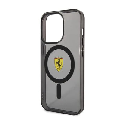 Ferrari Translucent MagSafe Case, Schwarz – iPhone 14 Pro