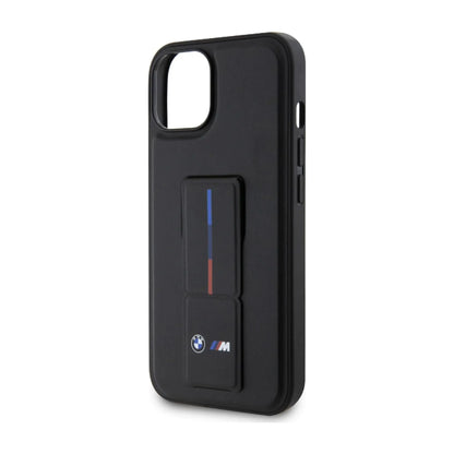 BMW Hülle Grip Stand Hot Stamp Schwarz – iPhone 14