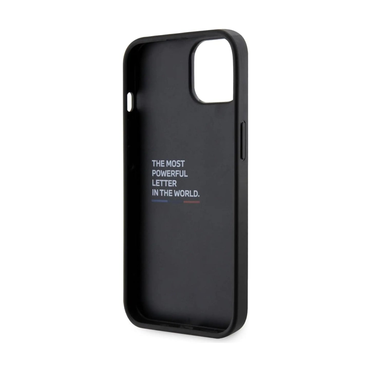 BMW Hülle Grip Stand Hot Stamp Schwarz – iPhone 14