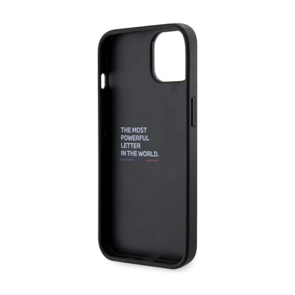 BMW Hülle Grip Stand Hot Stamp Schwarz – iPhone 14
