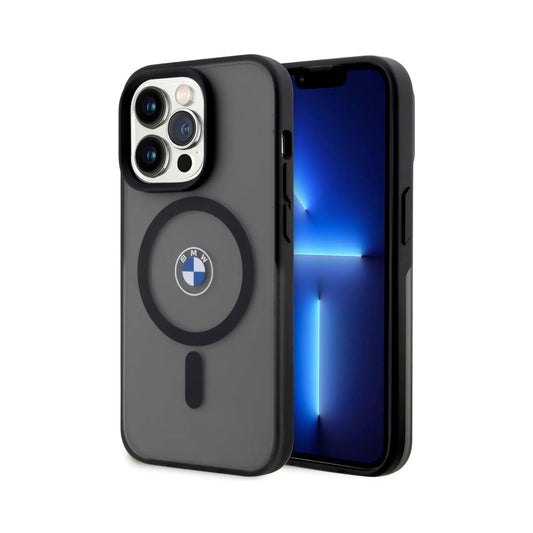 BMW iPhone 14 Pro Hülle, Schwarz – Signature MagSafe