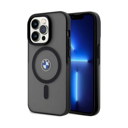 BMW iPhone 14 Pro Max Hülle, Schwarz – Signature MagSafe