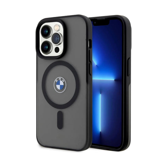 BMW iPhone 14 Pro Max Hülle, Schwarz – Signature MagSafe