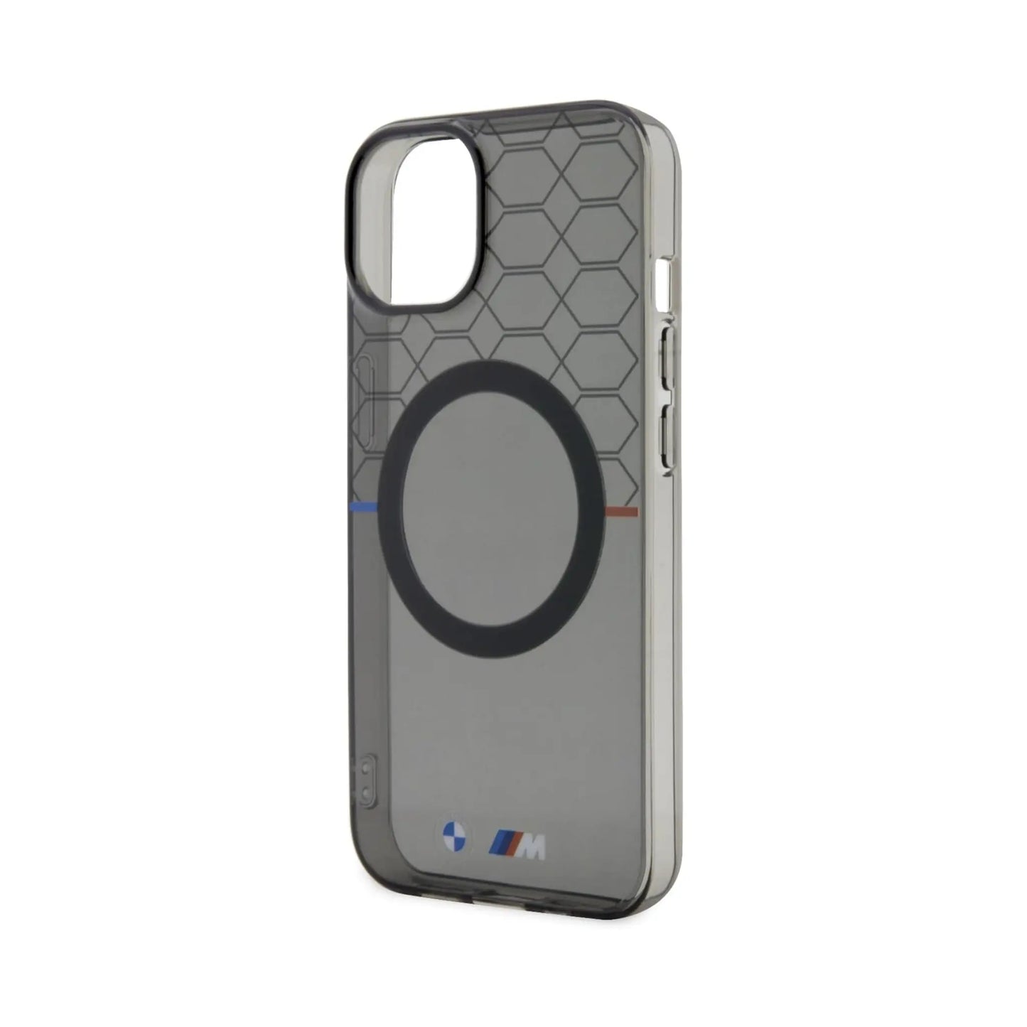 BMW iPhone 14 Hülle, Grau – Pattern MagSafe